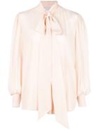 Givenchy Pussycat Bow Blouse - Pink