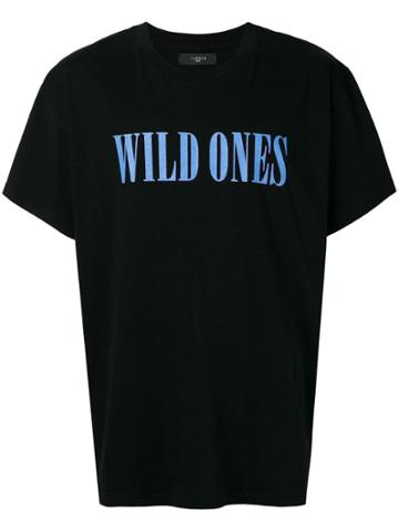 Amiri Wild Ones Slogan T-shirt - Black