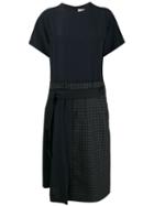 Maison Margiela Re-worked Check Dress - Blue