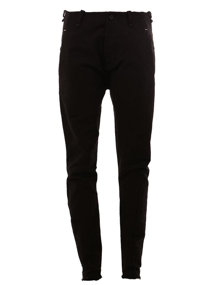 Masnada Seam Detail Skinny Trousers, Men's, Size: 50, Black, Cotton