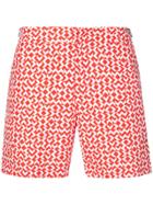 Orlebar Brown Geometric Pattern Swim Shorts - Red