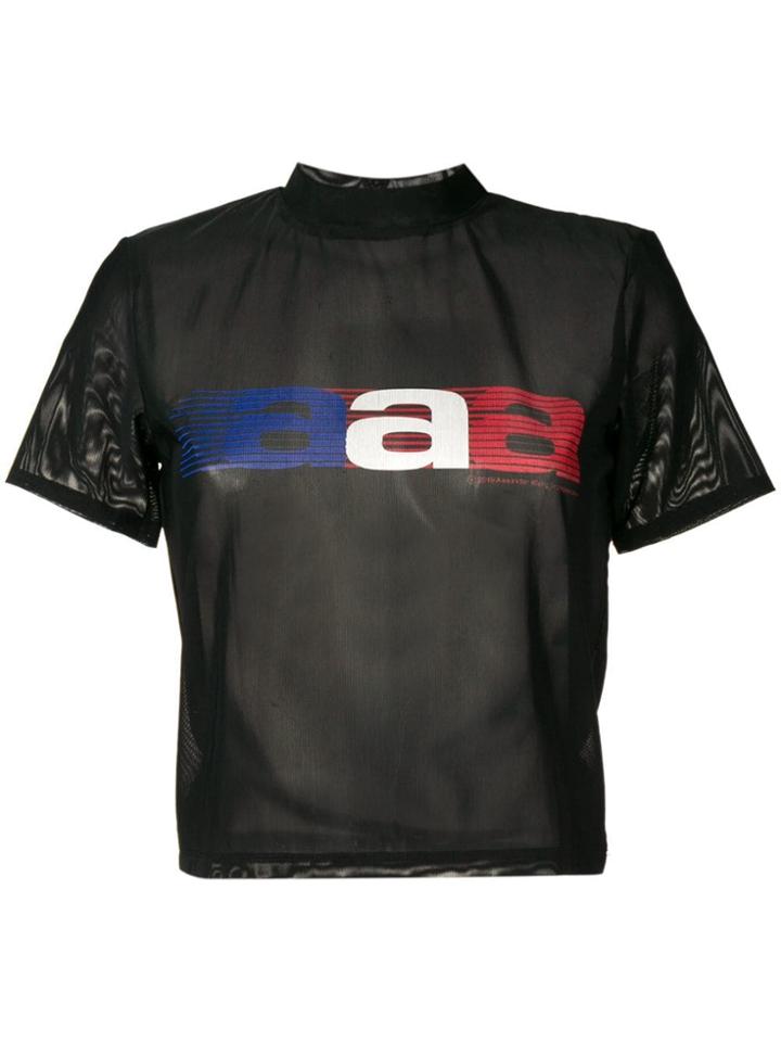 Alexander Wang Sheer Top - Black
