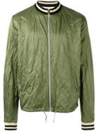 Vivienne Westwood Anglomania Rear Logo Bomber Jacket - Green