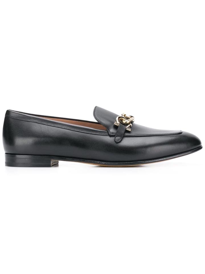 Salvatore Ferragamo Embellished Loafers - Black