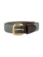 Il Gufo Two-tone Buckle Belt - Grey