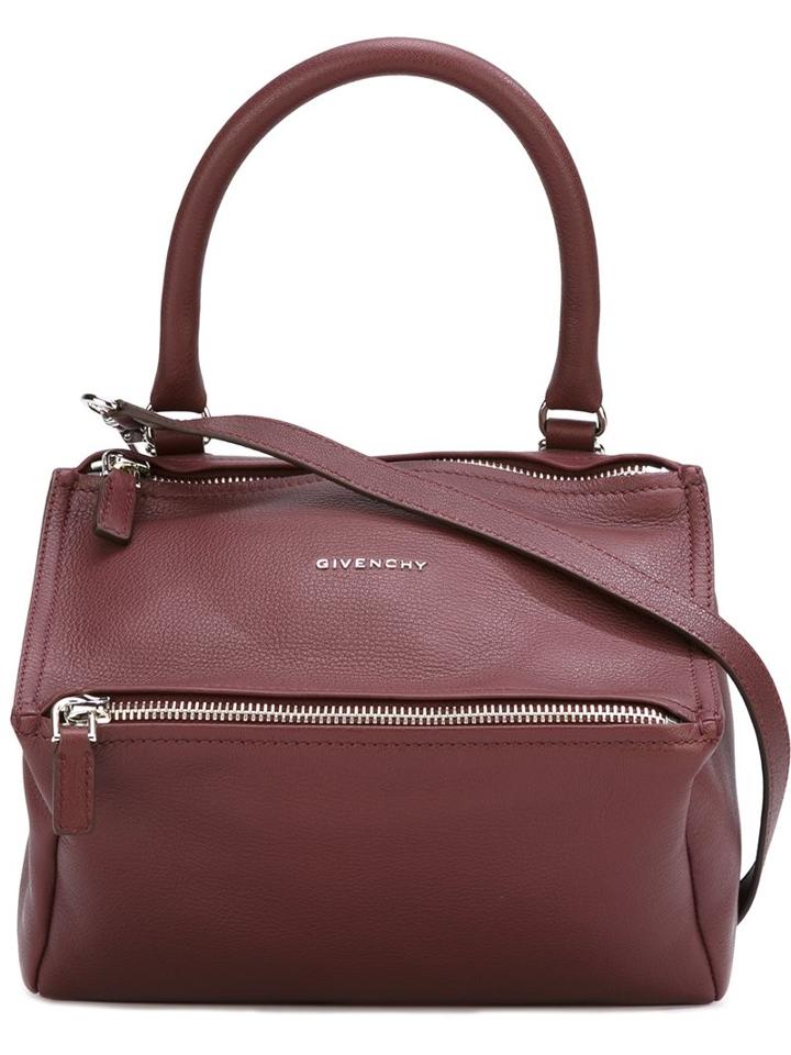 Givenchy Small 'pandora' Tote, Women's, Red, Goat Skin