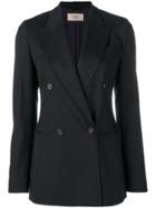 Ports 1961 Double-breasted Blazer - Black