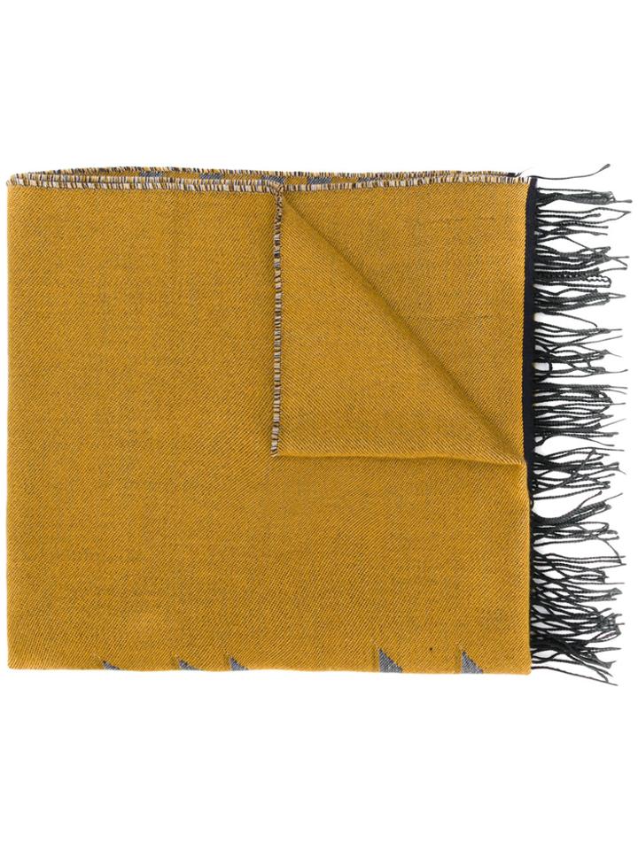 Kenzo Striped Scarf - Yellow & Orange