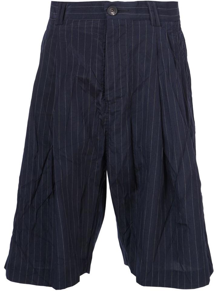 Song For The Mute Pinstriped Bermuda Shorts
