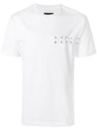 Les Hommes Laces Short-sleeve T-shirt - White