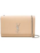 Saint Laurent Square Shaped Clutch Bag - Nude & Neutrals