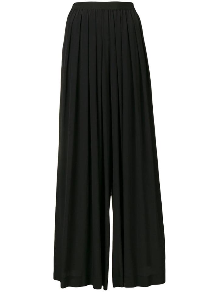 Pierantoniogaspari Pleated Palazzo Pants - Black