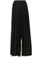Pierantoniogaspari Pleated Palazzo Pants - Black