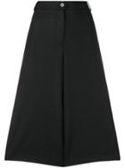 Antonio Marras Cropped Wide Leg Trousers - Black