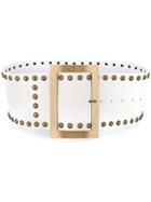 Philosophy Di Lorenzo Serafini Studded Large Belt - White