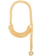 Chanel Vintage Multi Purpose Chain Necklace, Women's, Metallic