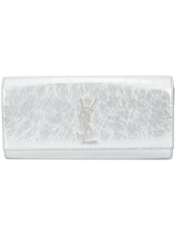 Saint Laurent Classic Kate Clutch - Metallic