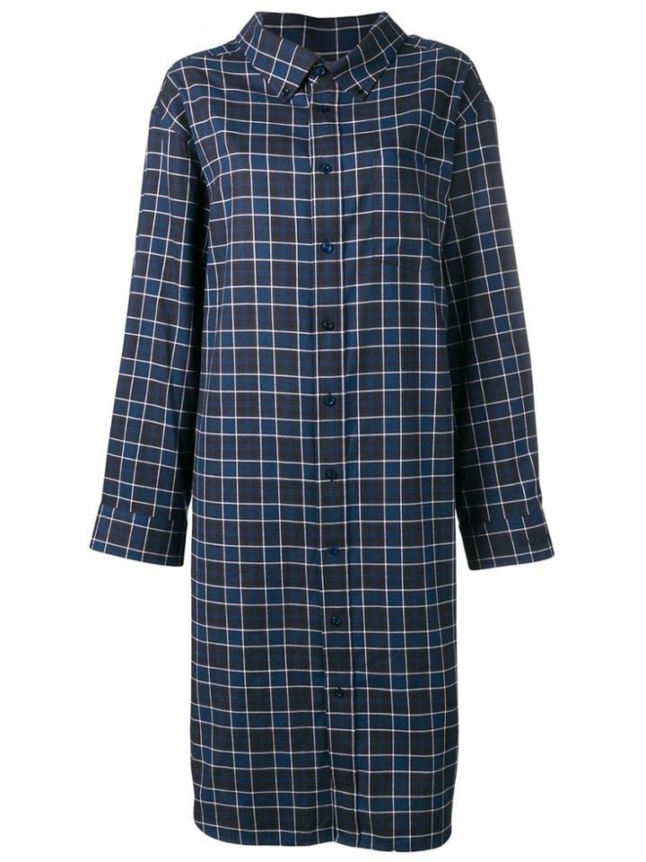 Balenciaga Swing Collar Sh - Blue