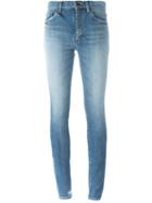 Saint Laurent Skinny Jeans, Women's, Size: 30, Blue, Cotton/spandex/elastane