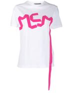 Mcm Logo Ribbon T-shirt - White