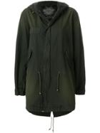 Mr & Mrs Italy Printed Back Parka Jacket - Green