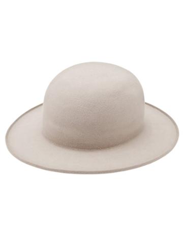 Gladys Tamez Millinery Round Bill Hat, Adult Unisex, Nude/neutrals, Other Fibres