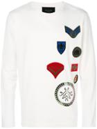 Mr & Mrs Italy - Badges Long Sleeved T-shirt - Men - Cotton - S, Nude/neutrals, Cotton