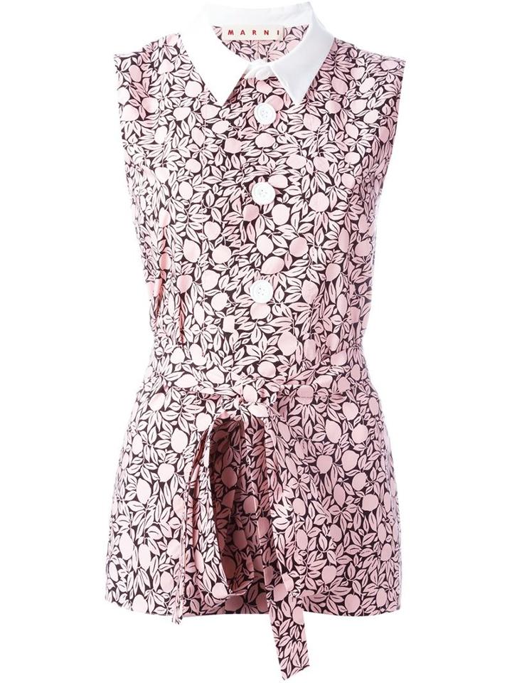 Marni Floral Sleeveless Shirt