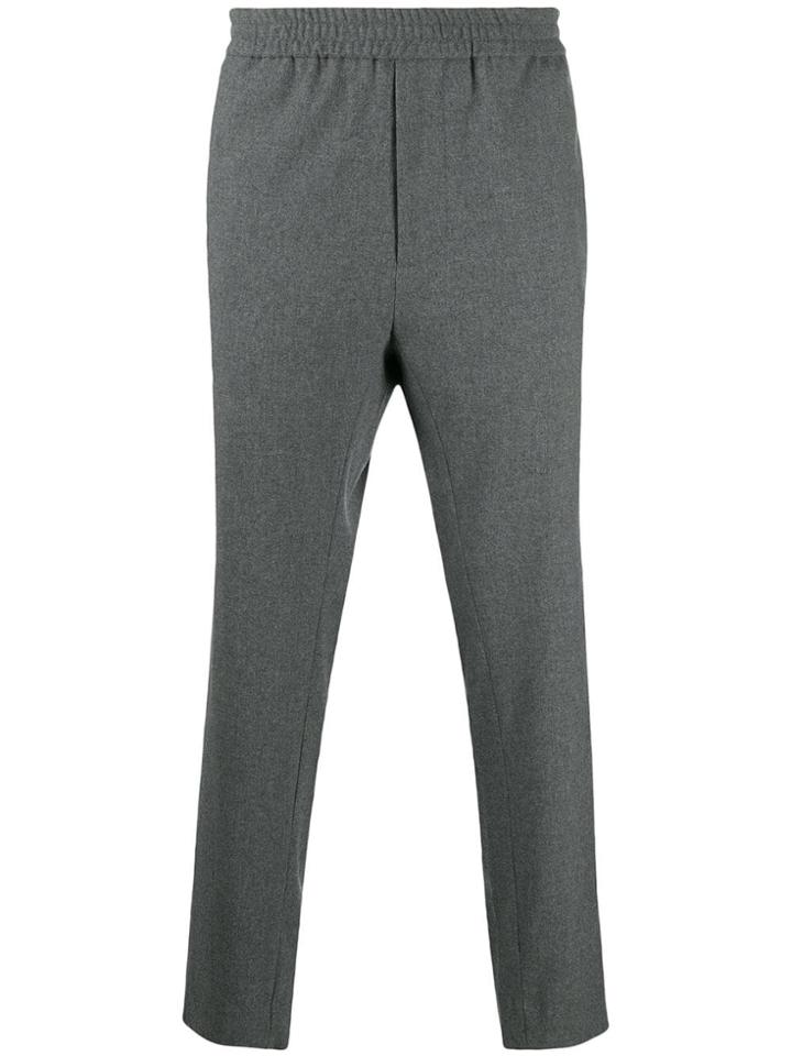 Maison Flaneur Elastic Waist Trousers - Grey