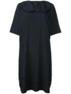 Comme Des Garçons Comme Des Garçons Jacquard Dress, Women's, Size: Small, Black, Polyester
