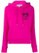 Moschino Embroidered Teddy Bear Hoodie - Pink