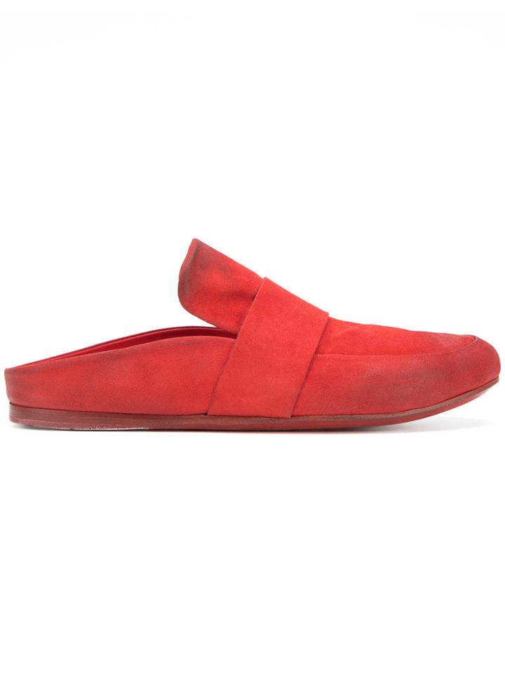Marsèll Backless Loafers - Red