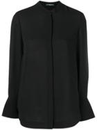 Alexander Mcqueen Mandarin Collar Shirt - Black