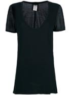 Kristensen Du Nord Deep U-neck T-shirt - Blue