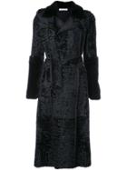 Oscar De La Renta Tie-waist Trench Coat - Black