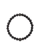 Nialaya Jewelry Cz Agate Beaded Bracelet - Black
