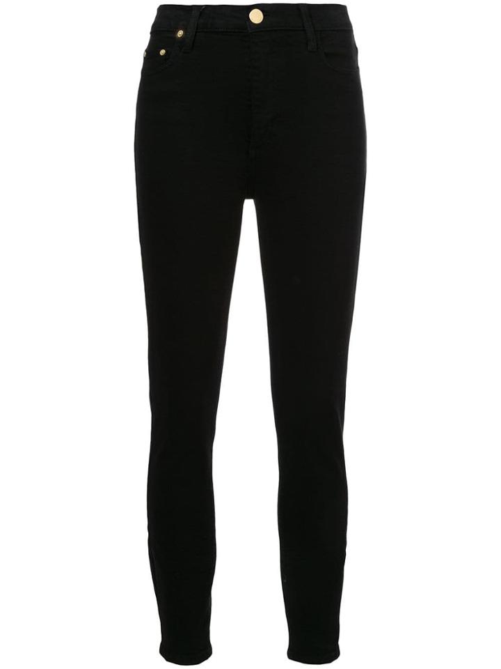 Nobody Denim Siren Skinny Ankle Comfort Jeans - Black