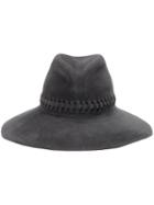 Lola Hats 'fretwork' Hat, Women's, Grey, Rabbit Felt