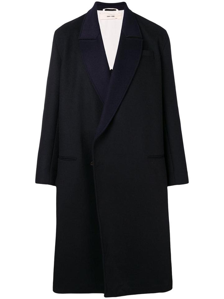 Damir Doma Oversized Mid-length Coat - Black