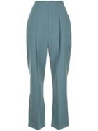 Ports 1961 High-waisted Trousers - Blue