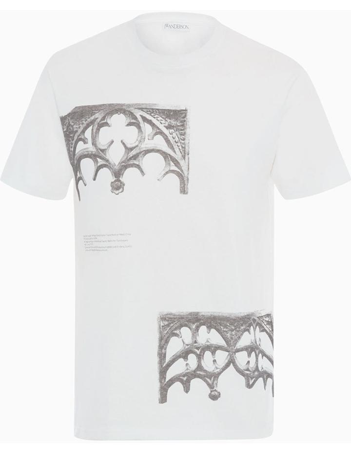 Jw Anderson Gates Print T-shirt - White