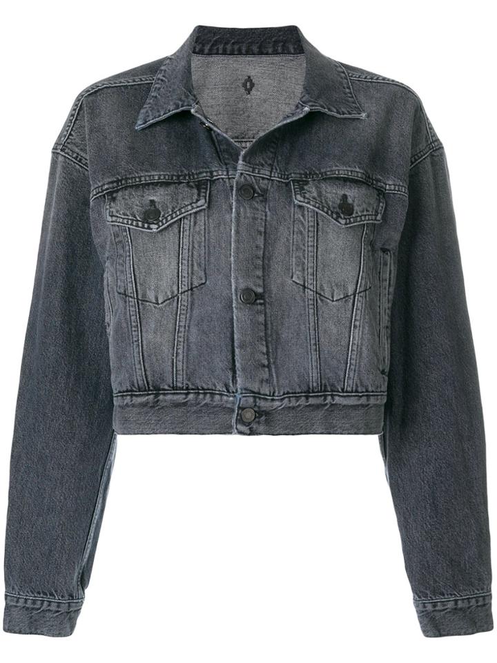 Marcelo Burlon County Of Milan Classic Denim Jacket - Black