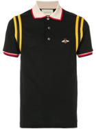 Gucci Bee Patch Polo Shirt - Black