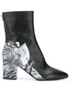 Valentino Valentino Garavani Ringstud Undercover Rose Print Boots -