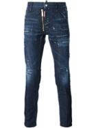 Dsquared2 Cool Guy Jeans, Men's, Size: 54, Blue, Cotton/spandex/elastane/calf Leather