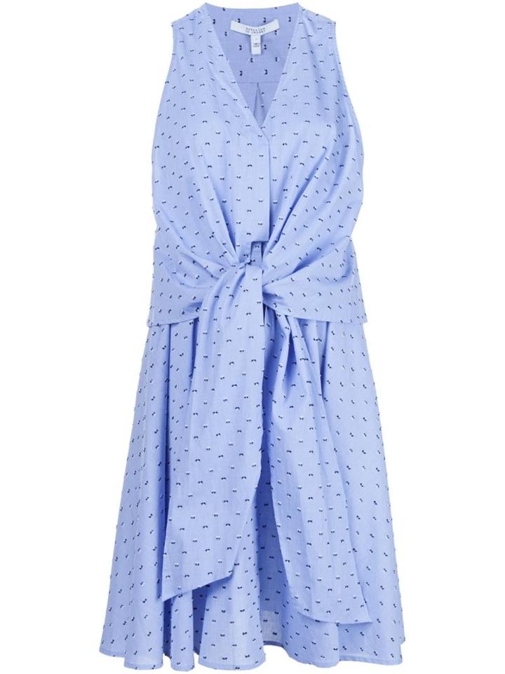Derek Lam 10 Crosby Knot Detail Poplin Dress