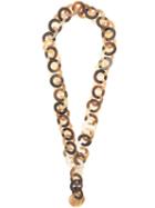 Hermès Pre-owned Tortoiseshell Linked Necklace - Brown