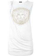 Versace Draped Medusa Tank Top
