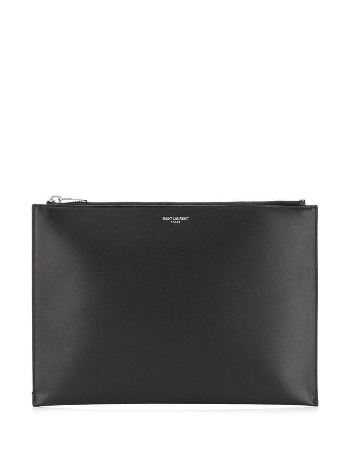 Saint Laurent Paris Clutch - Black