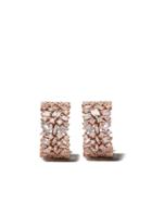 Suzanne Kalan 18kt Rose Gold Huggie Firework Earrings